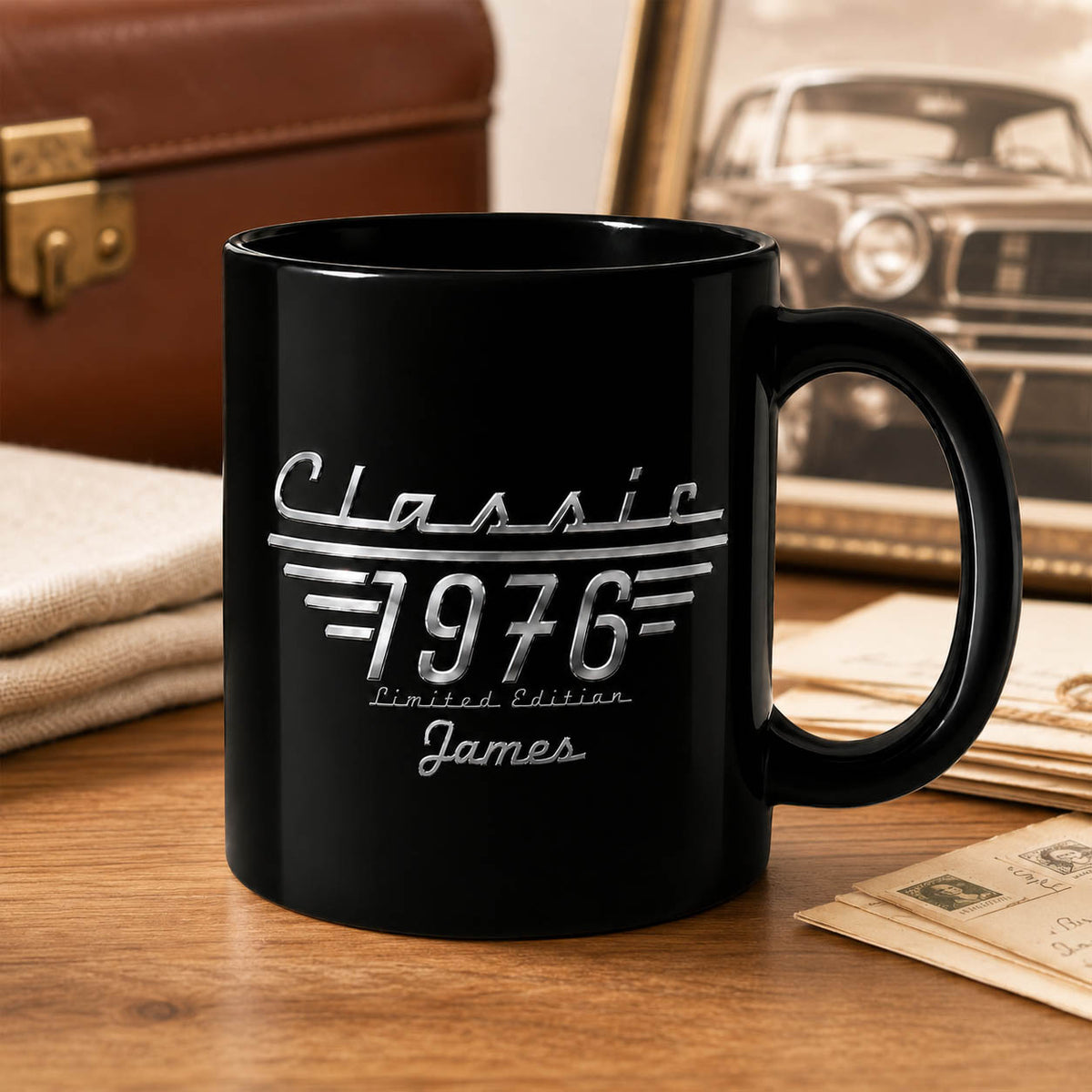 Classic 1976 Limited Edition Birthday Gift for Him - Personalized Birth Year Mug